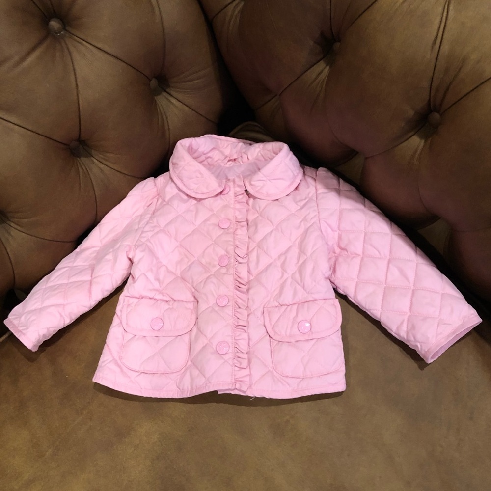GAP Quilted pink jacket
